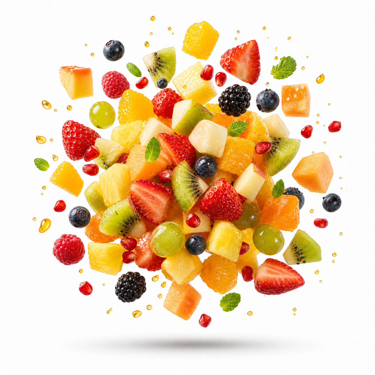 Fresh fruit salad from Bar Nettuno